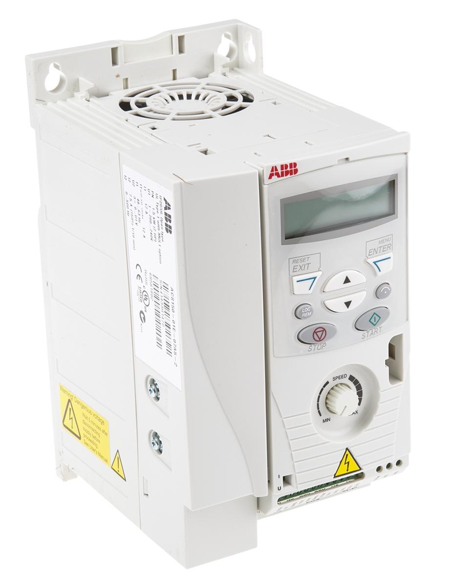 Produktfoto 1 von ABB ACS150, 1-Phasen Frequenzumrichter 1,5 kW, 230 V / 7,5 A 500Hz