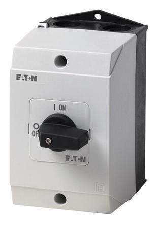 Produktfoto 1 von Eaton Eaton Moeller Trennschalter 3-polig 20A Schwarz IP 65 690V ac 3-phasig 3 Schließer