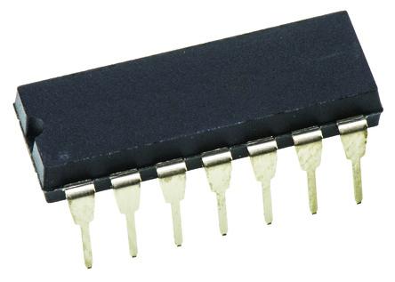 Produktfoto 1 von Texas Instruments Spannungsmultiplizierer 4 Quadr., Single Ended, 1 Anz. Elemente/ Chip 10 MHz PDIP 14-Pin, THT