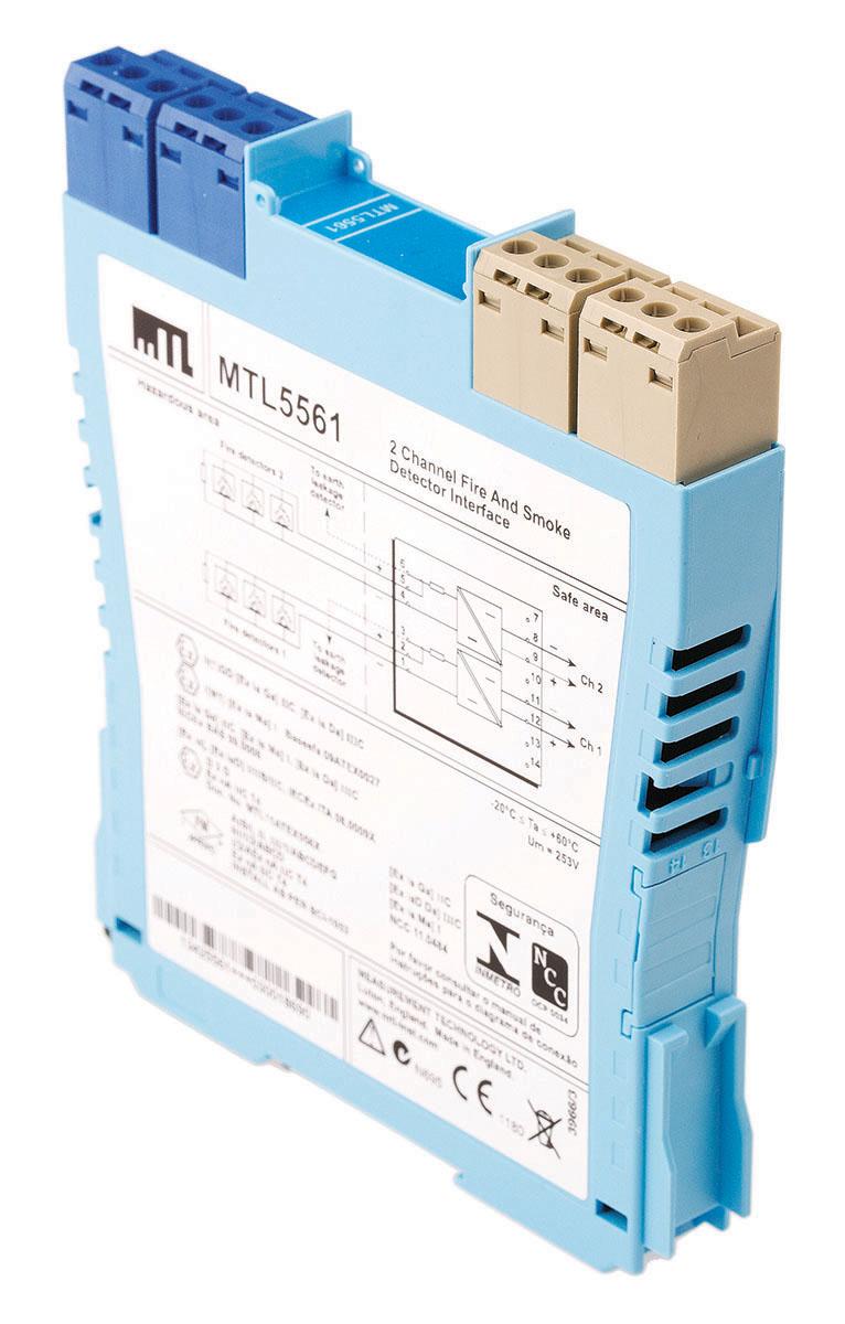 Eaton Zenerbarriere 2-kanalig 6 → 30V dc ATEX 42mA max. 28V Feuer- und Rauchmelder-Schnittstelle