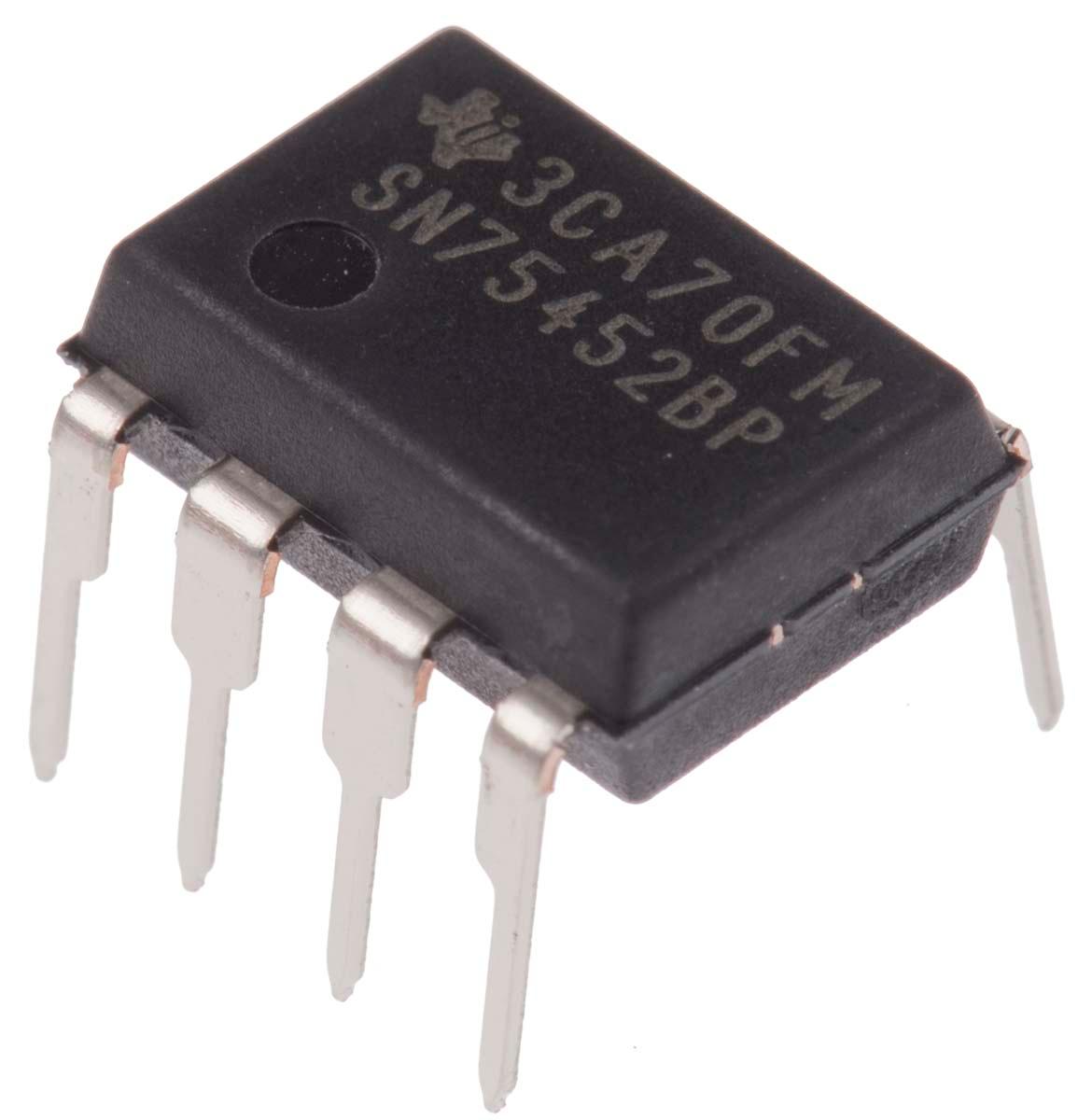 Produktfoto 1 von Texas Instruments Dual Peripherietreiber 8ns / 12ns 71 mA max. THT 8-Pin PDIP