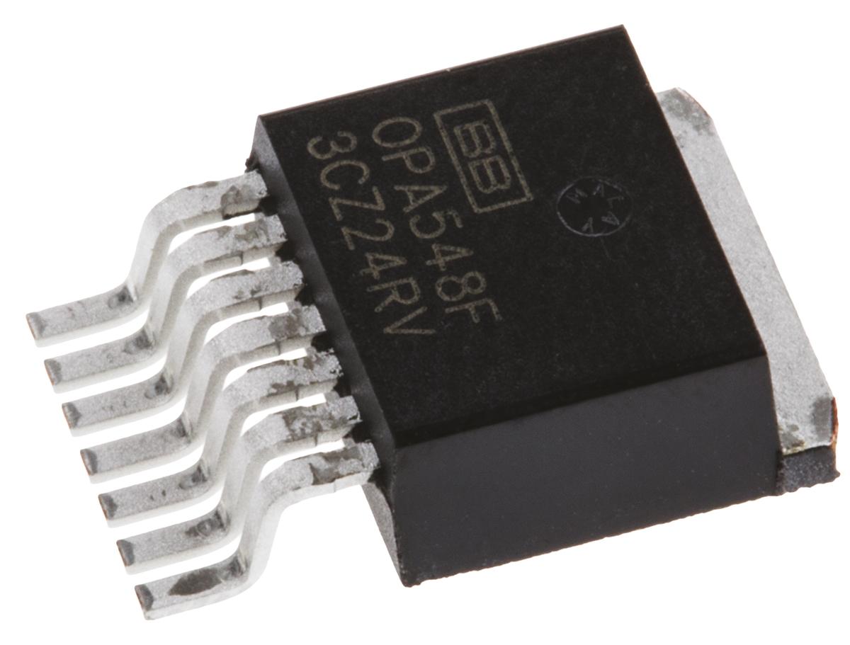 Produktfoto 1 von Texas Instruments Operationsverstärker Leistung SMD D2PAK, einzeln typ. 9 → 28 V, biplor typ. ±12 V, ±15 V, ±18