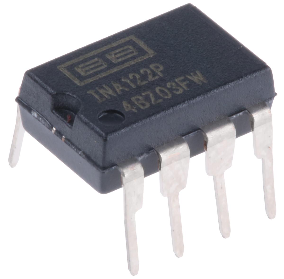 Produktfoto 1 von Texas Instruments Instrumentenverstärker Dual, Single PDIP THT 5 V 8-Pin ±12 V, ±15 V, ±3 V, ±5 V, ±9 V Rail-to-Rail