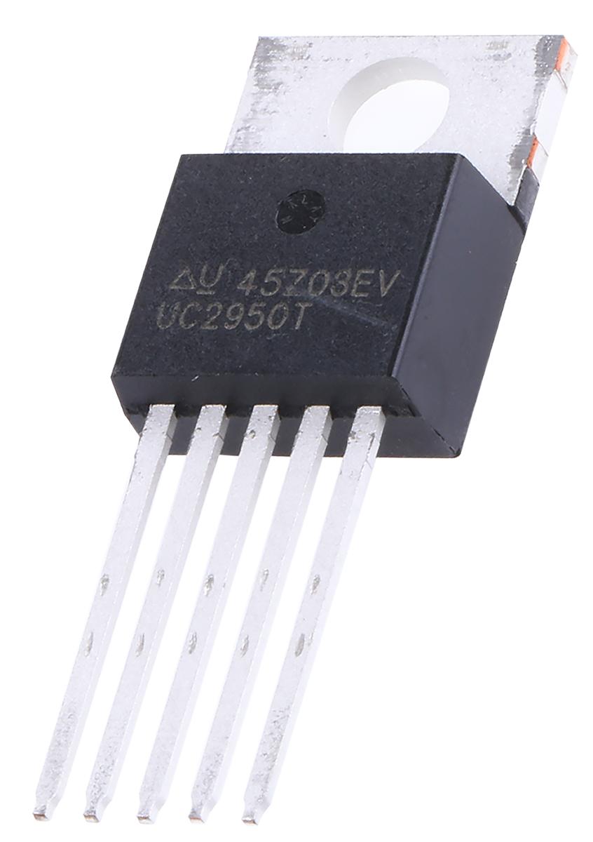 Produktfoto 1 von Texas Instruments MOSFET-Gate-Ansteuerung CMOS, TTL 4 A 35V 5-Pin TO-220