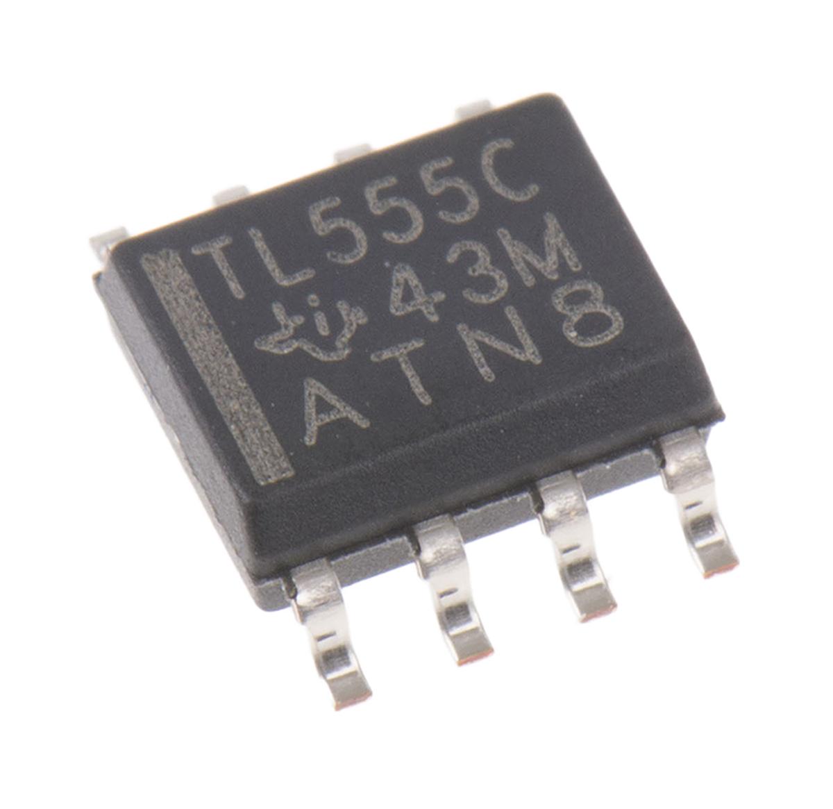 Produktfoto 1 von Texas Instruments Timer-Stromkreis, SMD, Standard, 2MHz, 8-Pin, SOIC, 2 V- 15 V