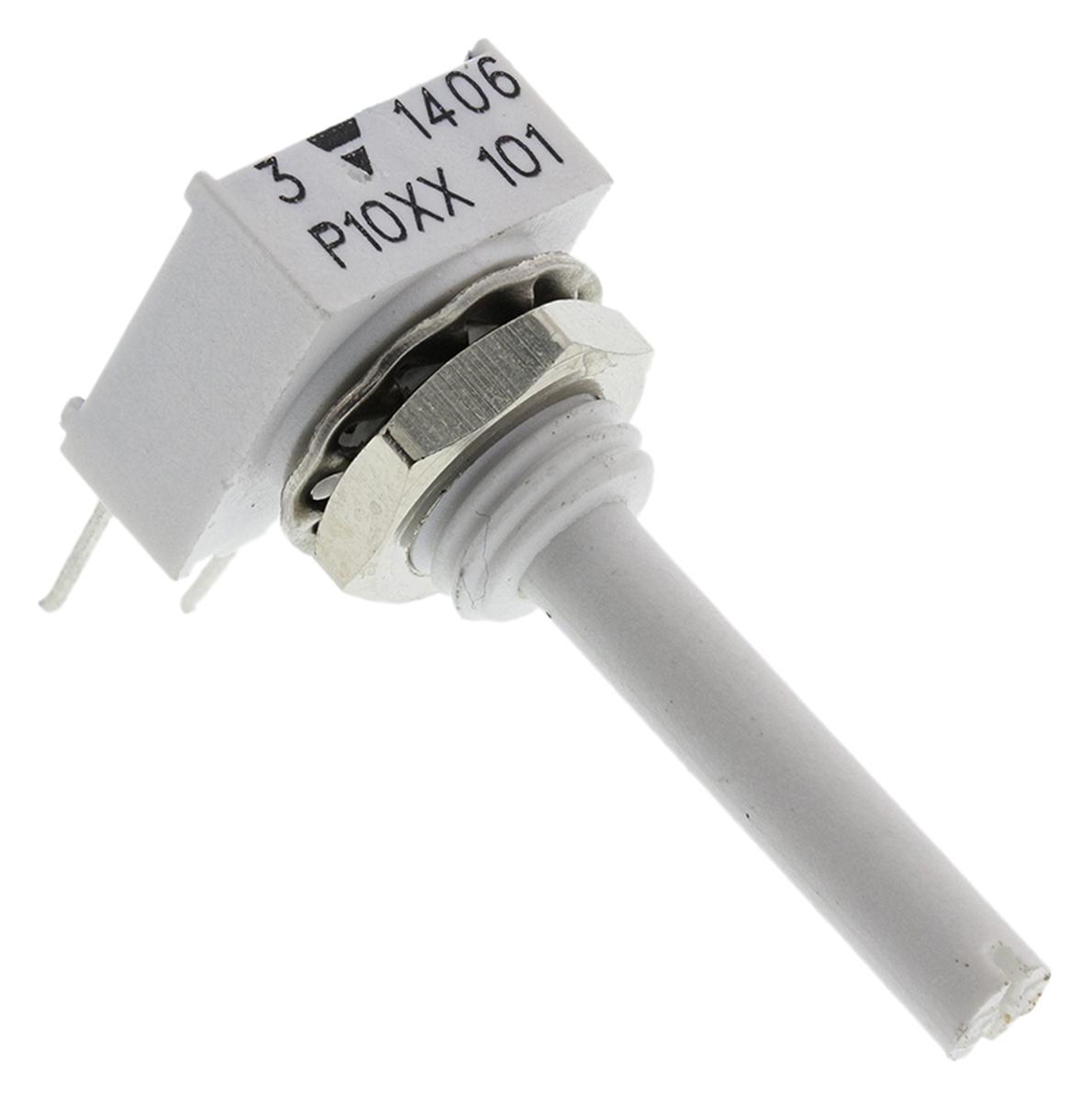 Vishay P10, Tafelmontage  Dreh Potentiometer 100Ω ±10% / 0.5W , Schaft-Ø 3 mm