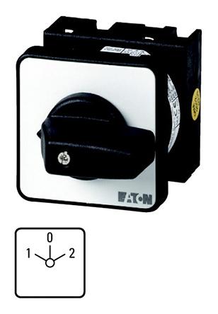 Produktfoto 1 von Eaton Eaton Moeller Nockenschalter, SPST / 20A, Schließer, 690V ac, 1, 3-phasig, 3-Stufen Schraub, 60°-Wurfwinkel