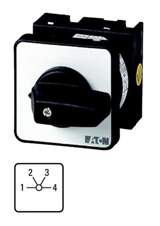 Produktfoto 1 von Eaton Eaton Moeller Nockenschalter, SPST / 20A, Schließer, 690V ac, 1, 3-phasig, 4-Stufen Schraub, 60°-Wurfwinkel