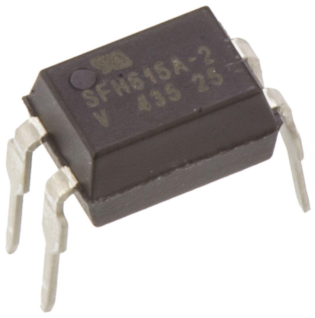 Produktfoto 1 von Vishay THT Optokoppler DC-In / Transistor-Out, 4-Pin PDIP, Isolation 5,3 kV eff