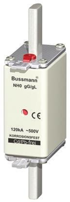 Produktfoto 1 von Eaton Bussmann Eaton Bussman Sicherungseinsatz NH0, 500V ac / 125A, gG - gL DIN 43620-1, DIN 43620-3, IEC 60269, VDE