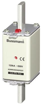 Produktfoto 1 von Eaton Bussmann Eaton Bussman Sicherungseinsatz NH01, 500V ac / 160A, gG - gL DIN 43620-1, DIN 43620-3, IEC 60269, VDE