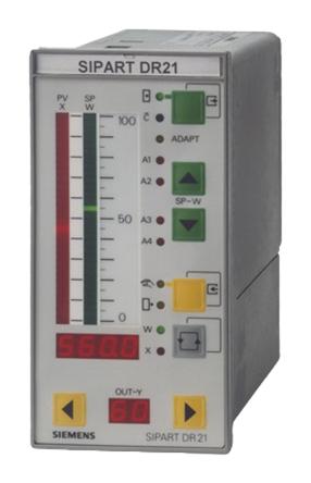 Produktfoto 1 von Siemens SIPART DR21 PID Temperaturregler/ Analog, Digital Eingang, 24 VAC/VDC, 72 x 144mm