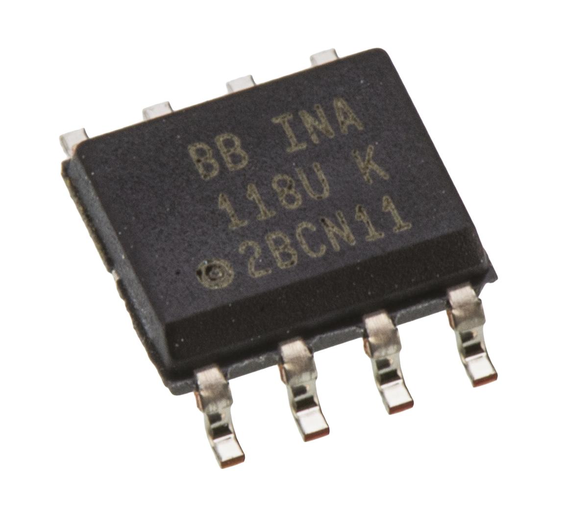 Produktfoto 1 von Texas Instruments Instrumentenverstärker Dual, SOIC SMD 8-Pin ±15V Nein