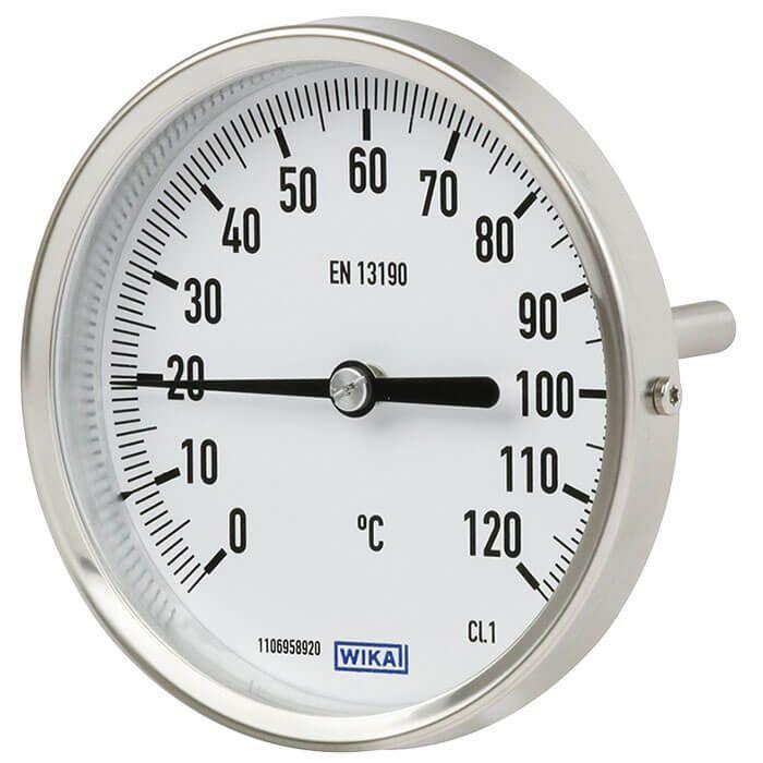 Produktfoto 1 von WIKA Zeigerthermometer Rundes Ziffernblatt, -30 → +50 °C., Skalen-Ø 63mm