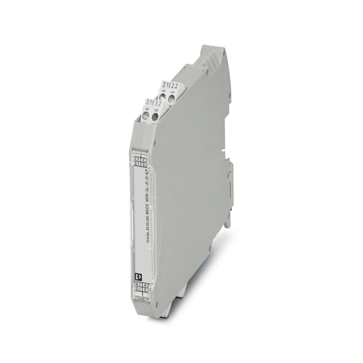 Produktfoto 1 von Phoenix Contact MACX MCR Signalwandler, Schleifengespeister Isolator <30.5V, Strom 0 → 20mA EIN / Strom 0