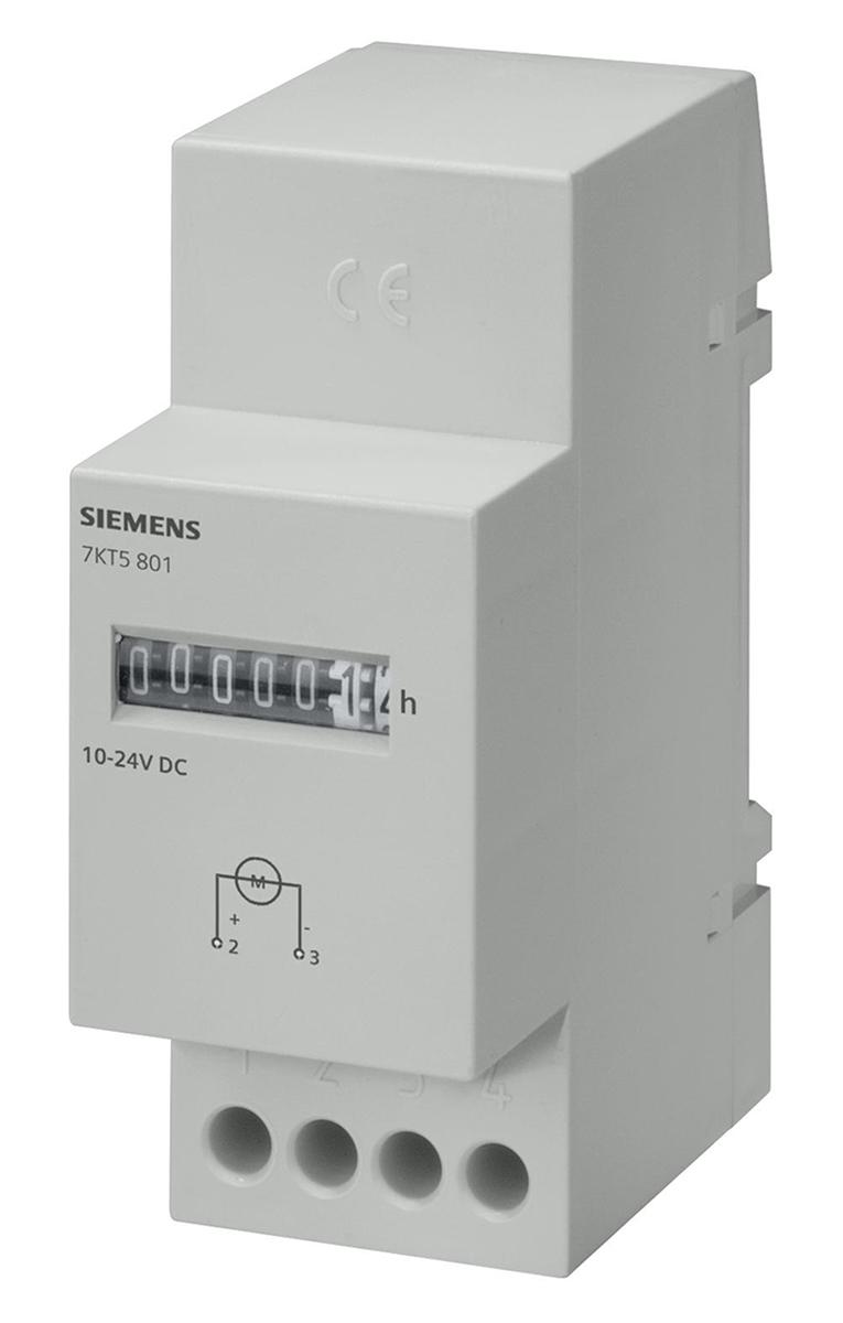 Produktfoto 1 von Siemens SENTRON Aufwärts Zähler Mechanisch 7-stellig, Stunden, max. 50Hz, 24 V ac