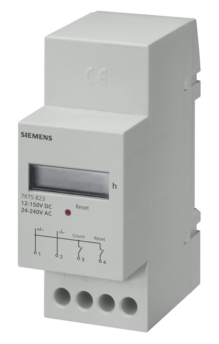 Produktfoto 1 von Siemens SENTRON Zähler Mechanisch 7-stellig, Stunden, max. 50Hz, 12 → 150 V dc, 24 → 240 V ac