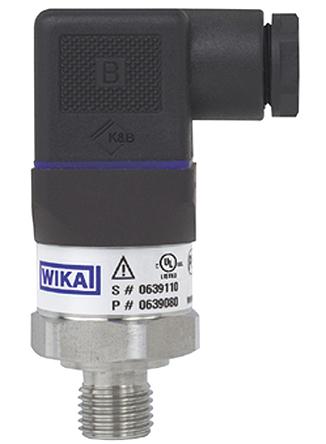 Produktfoto 1 von WIKA A-10 G1/4 Drucksensor -1bar bis 9bar, Analog 0 → 5 V, für Gas, Flüssigkeit