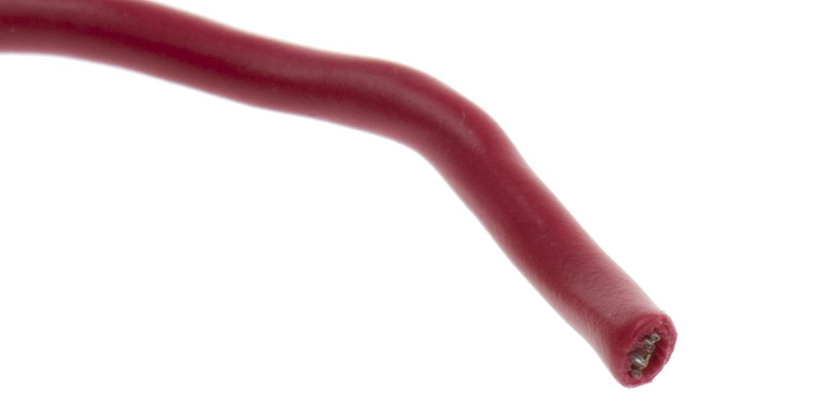 Produktfoto 1 von Alpha Wire Einzeladerleitung 0.81 mm², 18 AWG 305m Rot PVC isoliert Ø 2.01mm 16/0,25 mm Litzen UL1007