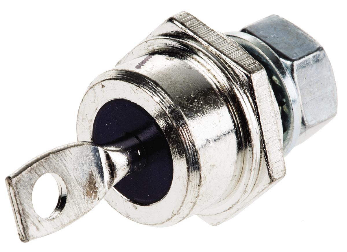 Produktfoto 1 von Vishay Schraub Diode Kathoden-Bolzen, 1200V / 70A, 2-Pin DO-5