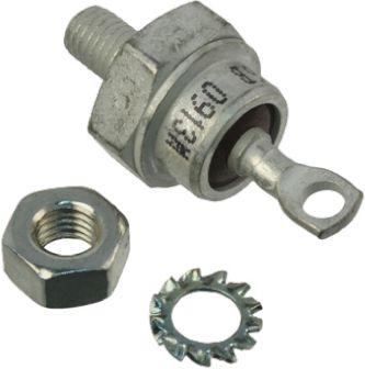 Produktfoto 1 von Vishay Schraub Diode Anoden-Bolzen, 1200V / 85A, 2-Pin DO-5