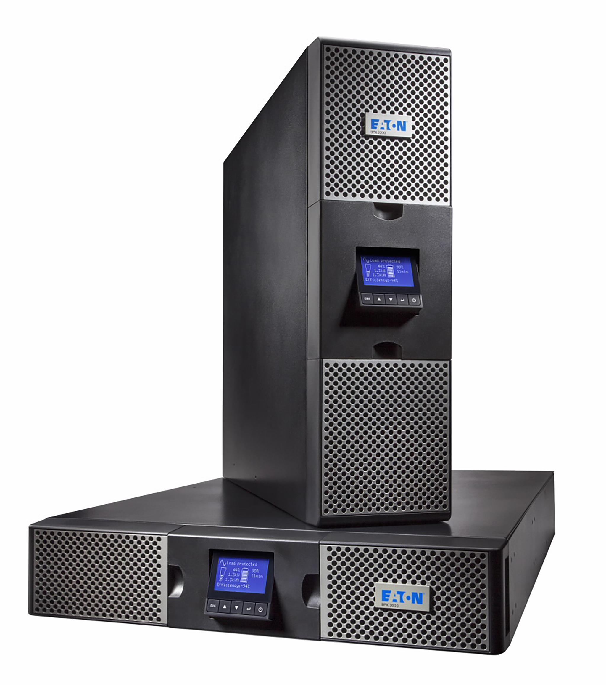 Produktfoto 1 von Eaton 9PX 2 (IEC C19), 8 (IEC C13)-Kanal Rack USV Stromversorgung 2.2kW, 240V / 16A, Modbus-MS