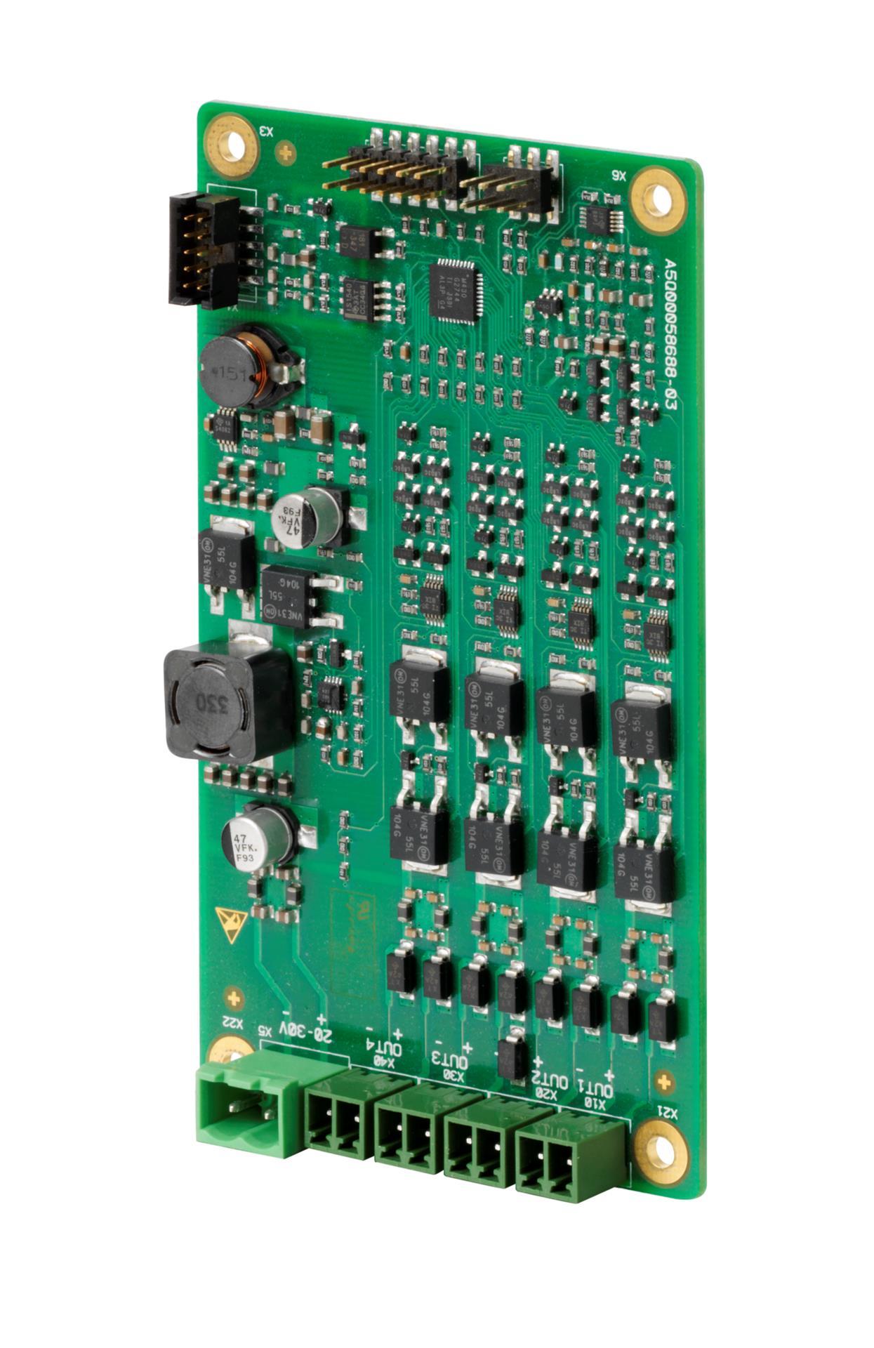 Siemens FCA Ausgangskarte Oberflächenmontage, 4 x Analoge Spannung Ausgang, 20,5 → 28,6 V