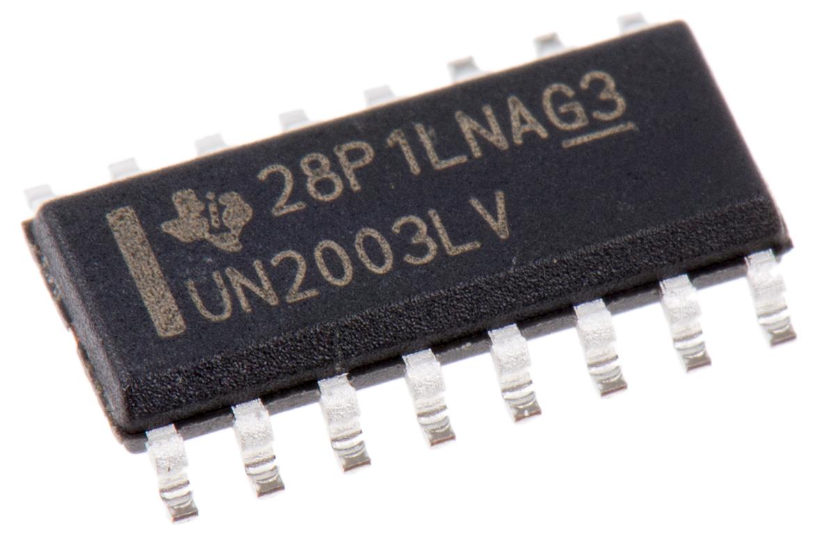 Produktfoto 1 von Texas Instruments NPN Darlington-Transistor 8 V 140 mA, SOIC 16-Pin Single & Common Emitter