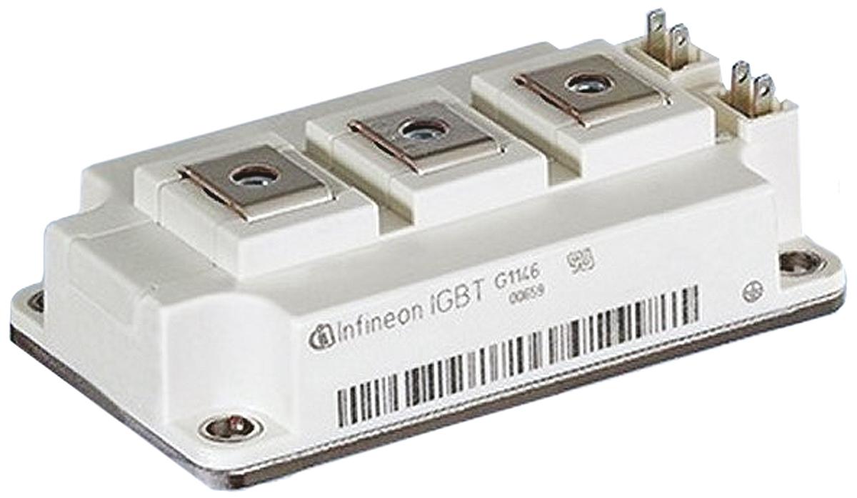 Produktfoto 1 von Infineon IGBT-Modul / 295 A ±20V max., 1200 V 1050 W, 7-Pin 62MM-Modul N-Kanal