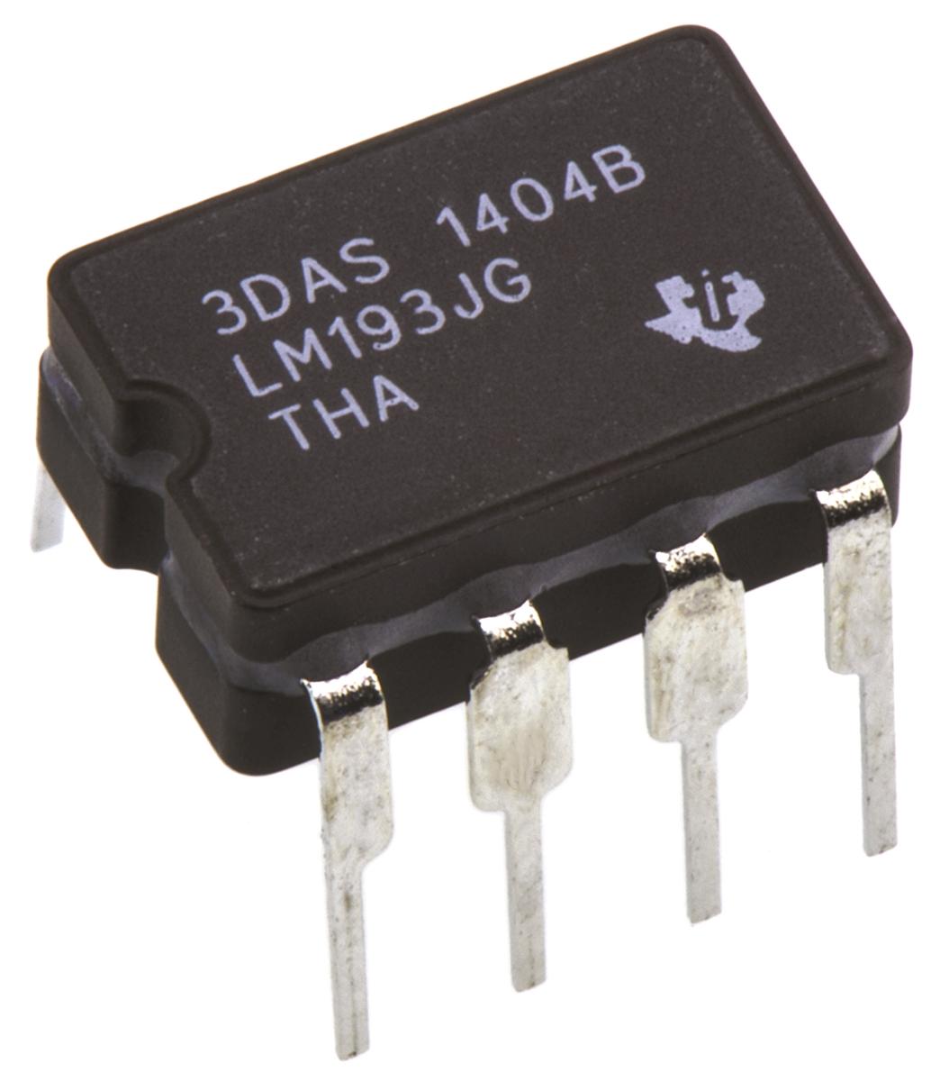 Komparator LM193JG, Open Collector, Open Drain 1.3μs 2-Kanal CDIP 8-Pin 2 → 36 V