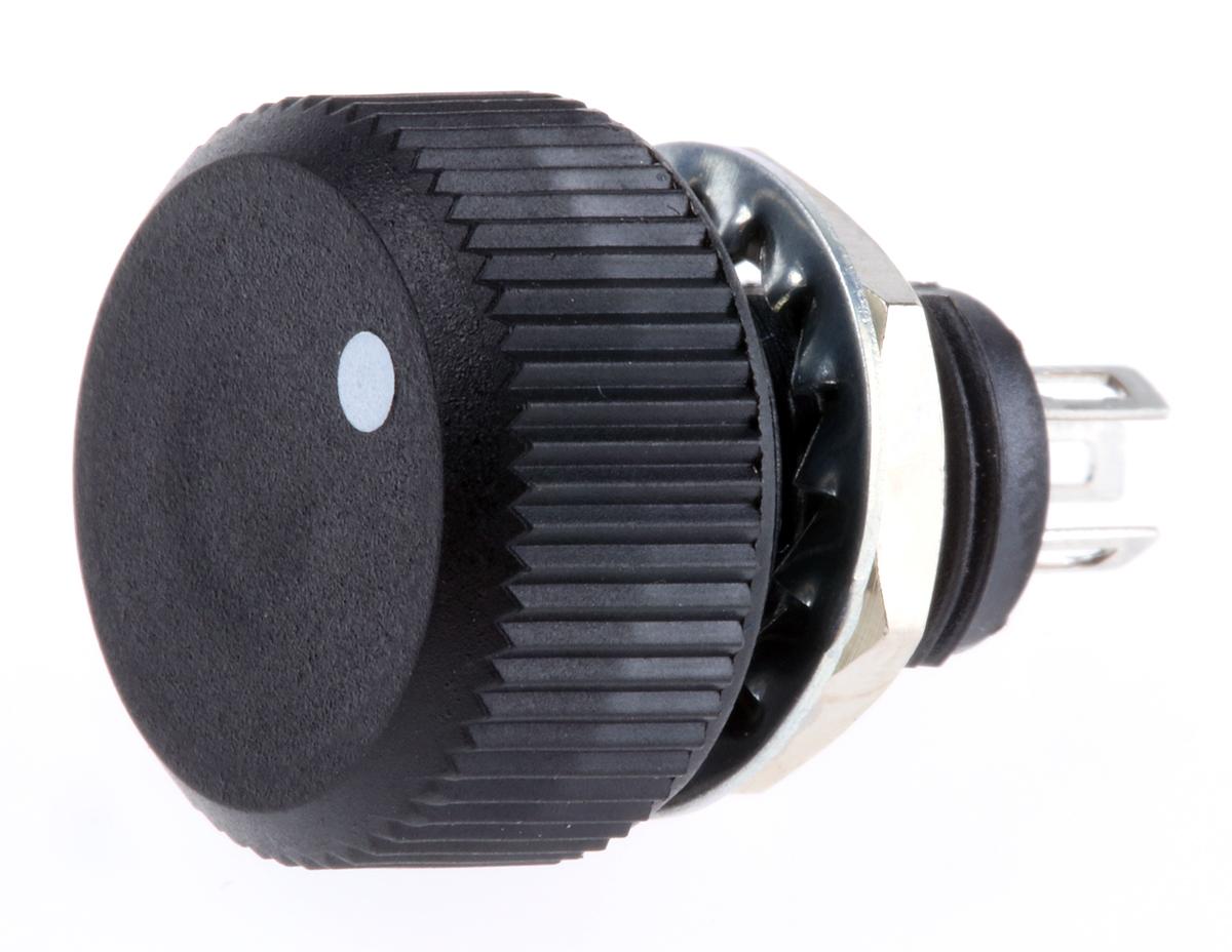 Vishay P16, Tafelmontage Dreh Potentiometer 220kΩ ±20% / 1W, Schaft-Ø 16 mm