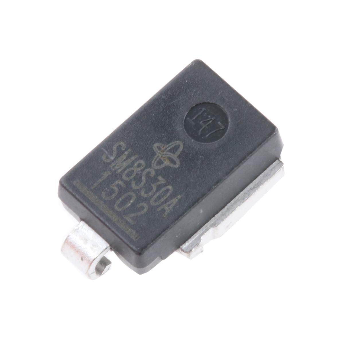 Produktfoto 1 von Vishay TVS-Diode Uni-Directional Einfach 48.4V 33.3V min., 2-Pin, SMD 30V max DO-218AB