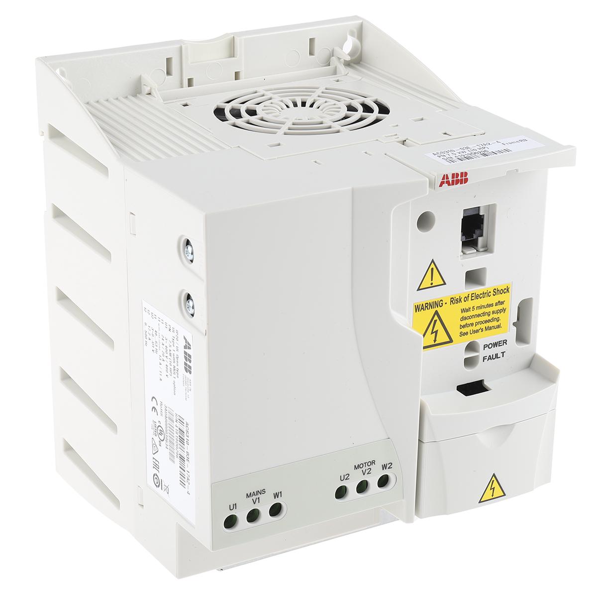 ABB ACS310, 3-Phasen Frequenzumrichter 7,5 kW, 400 V ac / 17,2 A 0 → 500Hz für Wechselstrommotoren