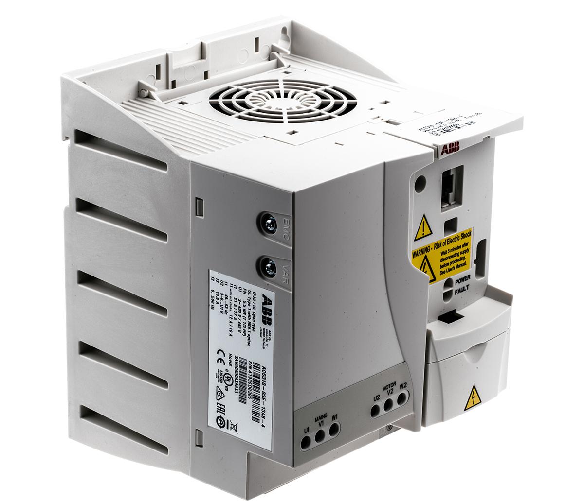 Produktfoto 1 von ABB ACS310, 3-Phasen Frequenzumrichter 5,5 kW, 400 V ac / 13,8 A 0 → 500Hz für Wechselstrommotoren