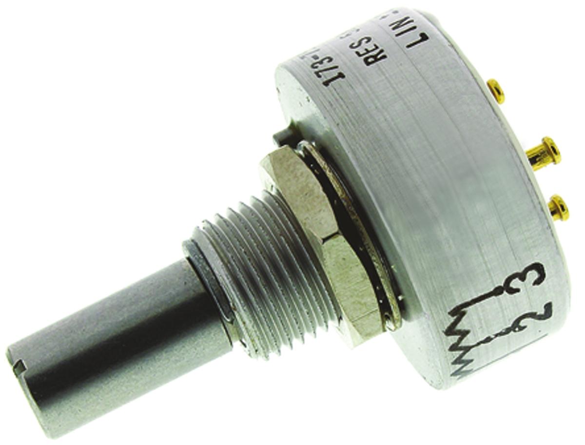 Vishay 157, Tafelmontage  Dreh Potentiometer 5kΩ ±20% / 1W , Schaft-Ø 6,35 mm