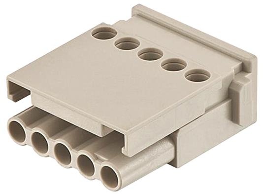 Produktfoto 1 von HARTING Han-Modular Robustes Power Steckverbinder-Modul, 5-polig 16A Buchse, Steckverbindermodul für Industrielle