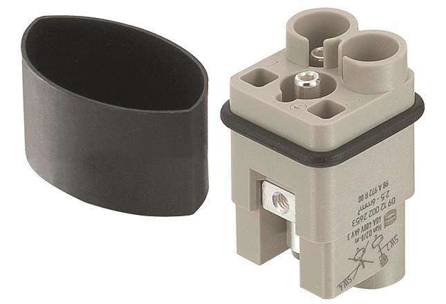 HARTING Han Q Industrie-Steckverbinder Kontakteinsatz, 2-polig 40A Stecker, Schrauben