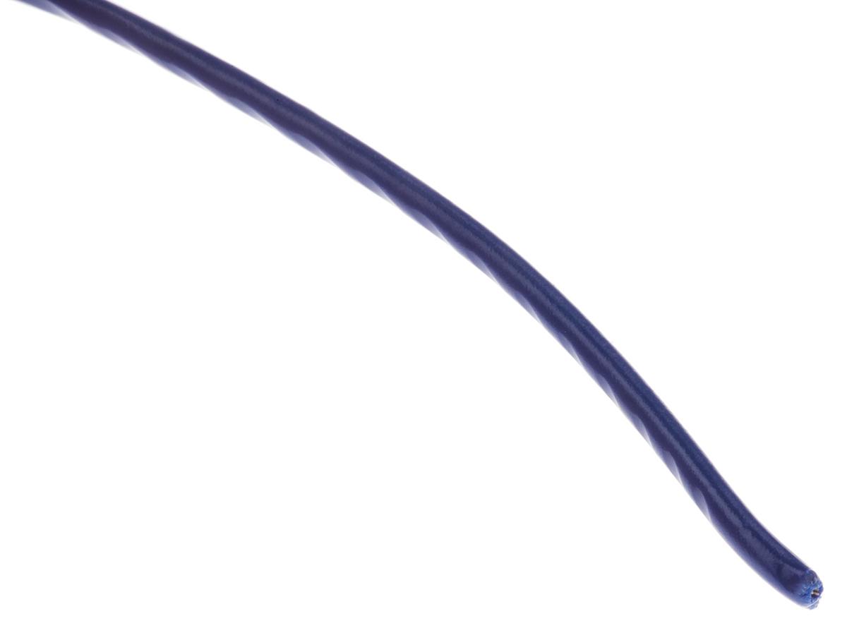 Alpha Wire Einzeladerleitung 0.23 mm², 24 AWG 30m Blau PVC isoliert Ø 1.42mm 7/0.20 mm Litzen UL1007