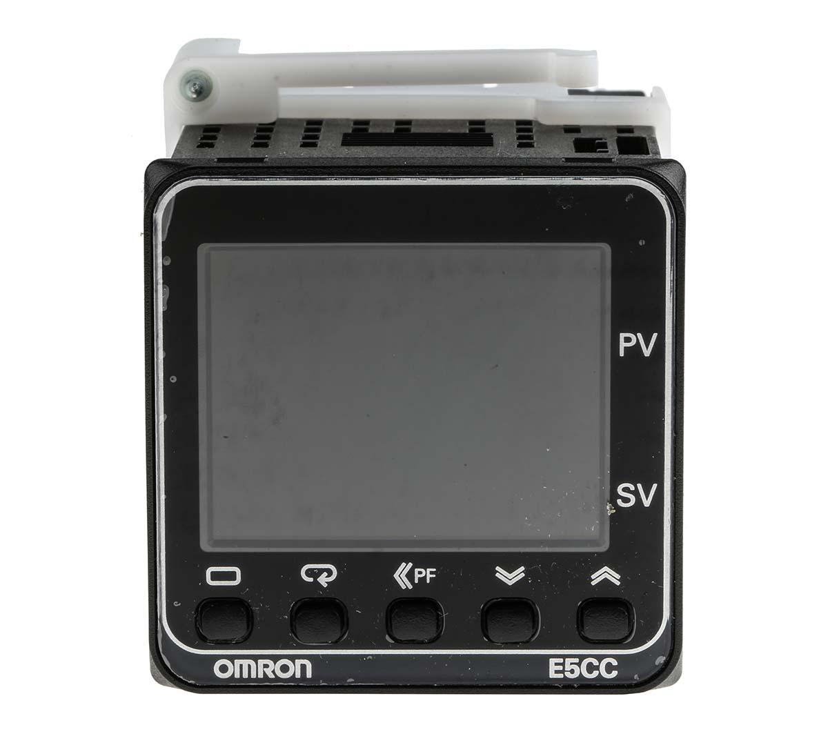 Produktfoto 1 von Omron E5CC PID Temperaturregler, 1 x Relais Ausgang/ Analog, Infrarot-Temperatursensor, Platin-Widerstandsthermometer,