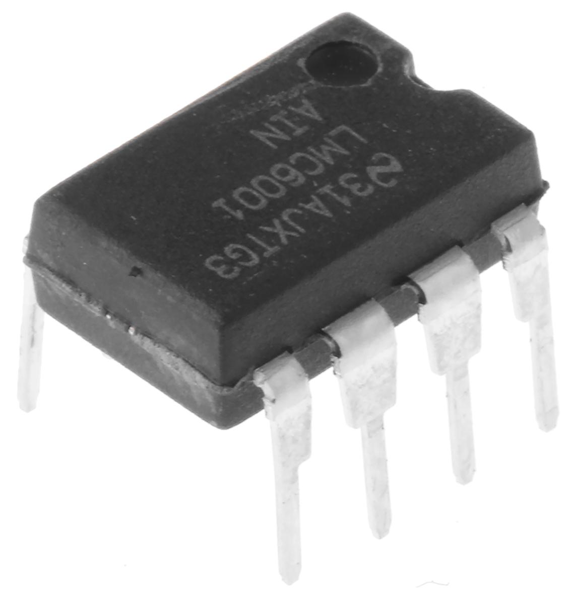 Produktfoto 1 von Texas Instruments Operationsverstärker Präzision THT MDIP, einzeln typ. 4,5 → 15,5 V, 8-Pin