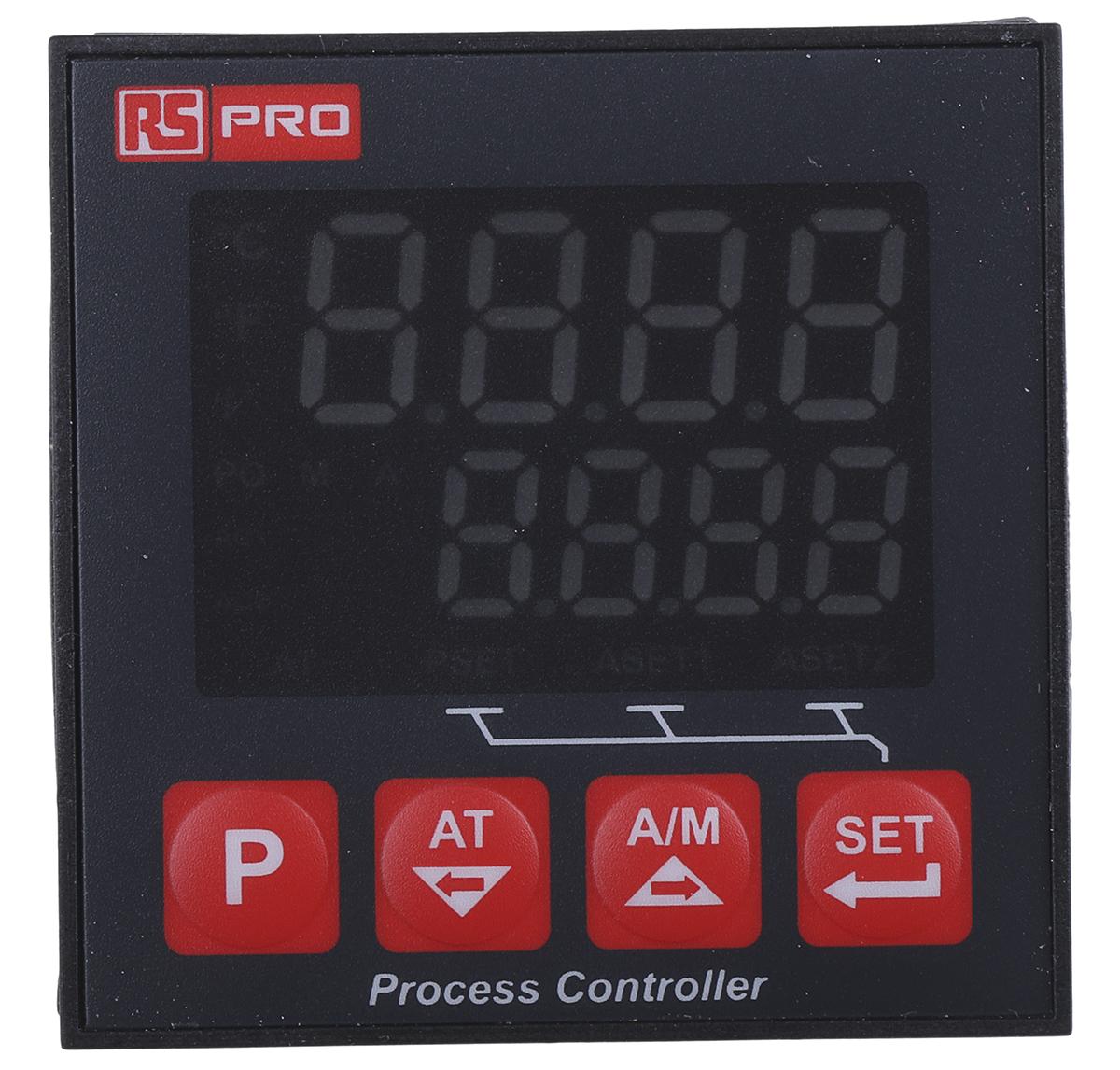 Produktfoto 1 von RS PRO PID Temperaturregler 1/16 DIN, 3 x Strom, Relais Ausgang/ Widerstandsthermometer, Thermoelement mit