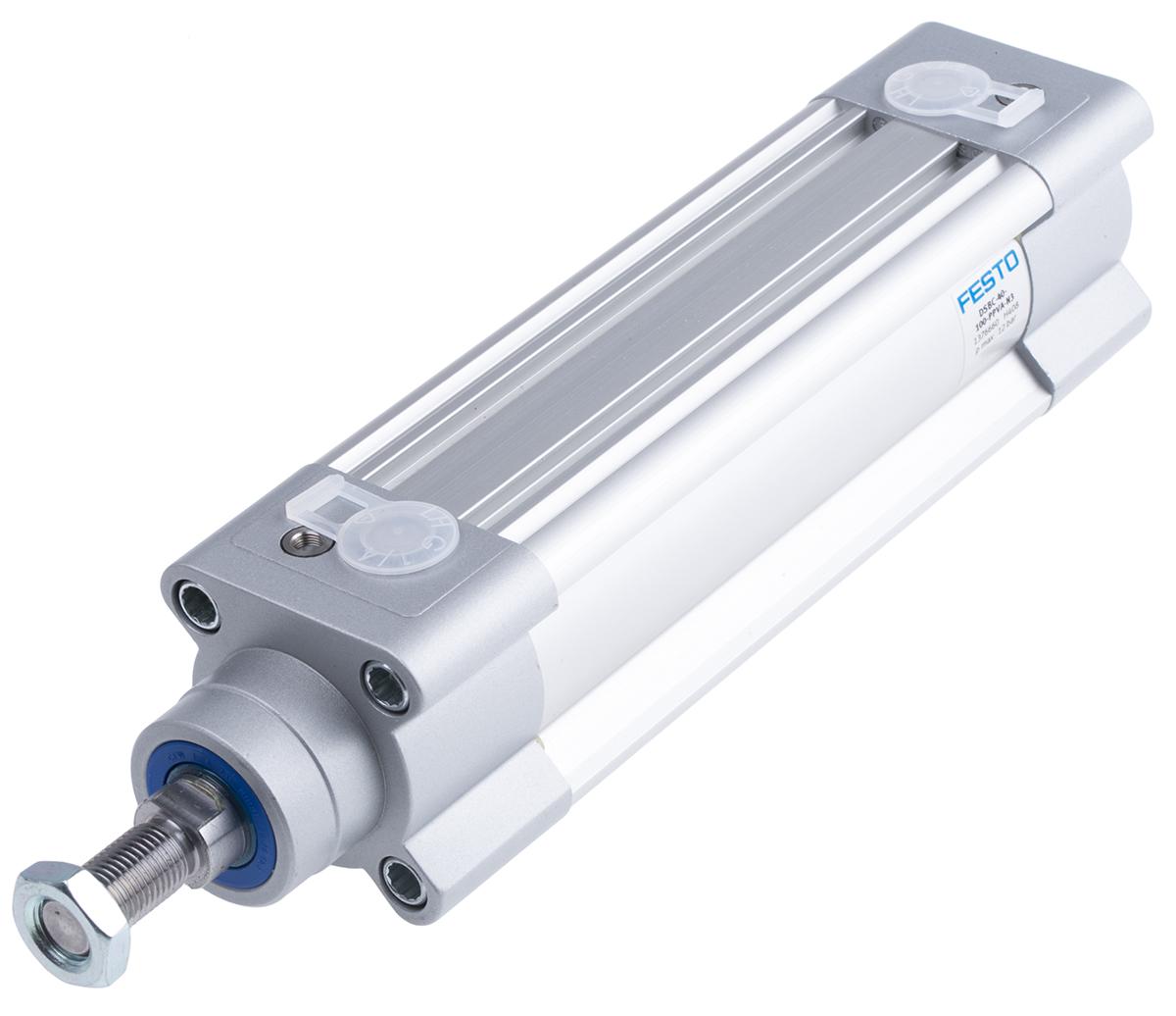 Produktfoto 1 von Festo DSBC 1376660, G 1/4 Pneumatikzylinder doppeltwirkend, Bohrung Ø 40mm / Hub 100mm, bis 12 bar