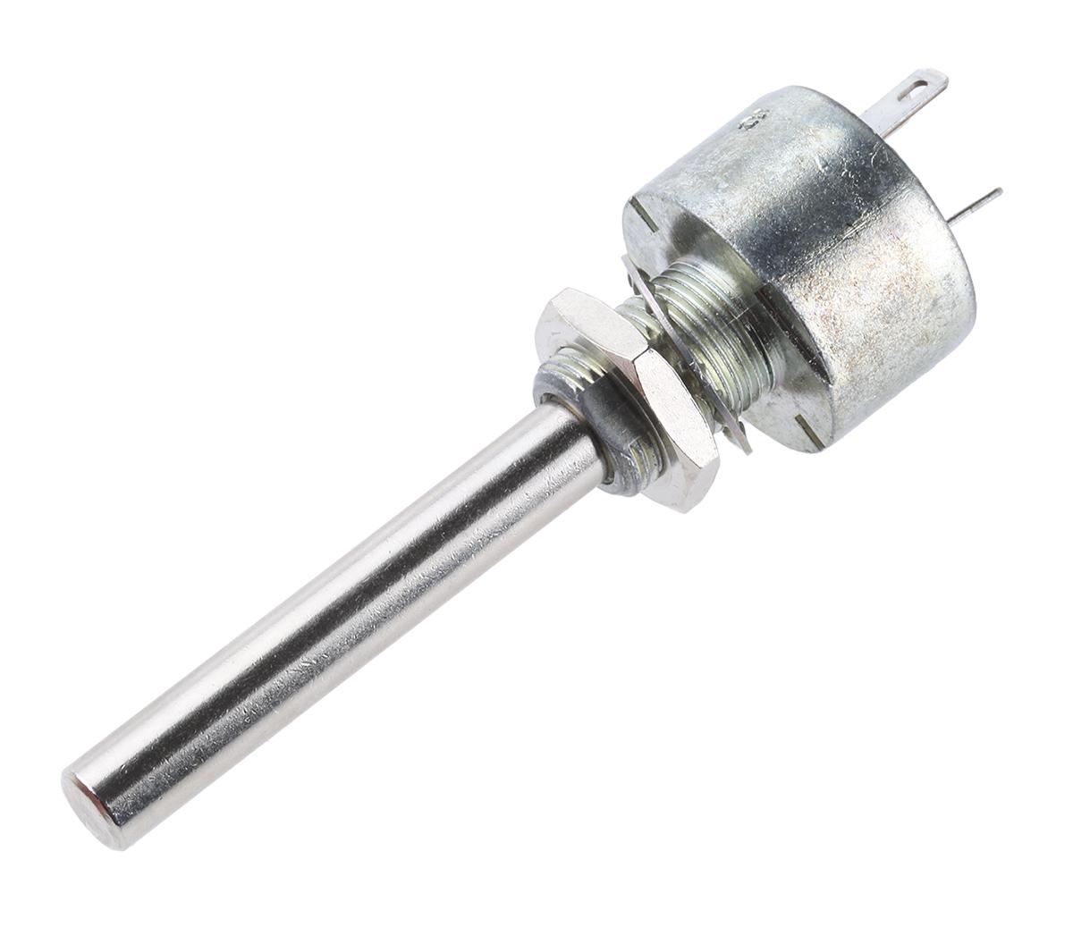 Vishay PE30, Tafelmontage  Dreh Potentiometer 470kΩ ±10% / 3W , Schaft-Ø 6 mm