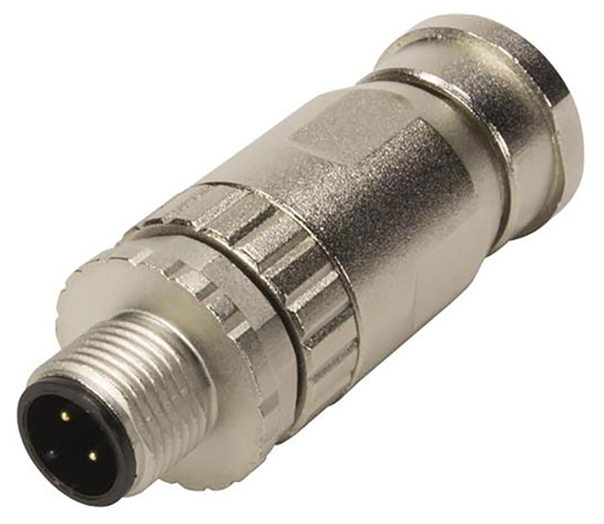 HARTING M8 Rundsteckverbinder Stecker 3-polig / 4.0A Kabelmontage, Schraubanschluss IP 67