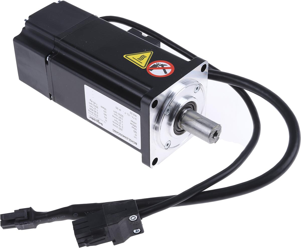 Produktfoto 1 von Schneider Electric BCH2 Servomotor bis 3,81 Nm, 220 V dc / 400 W, Wellen-Ø 14mm, 60mm x 159mm