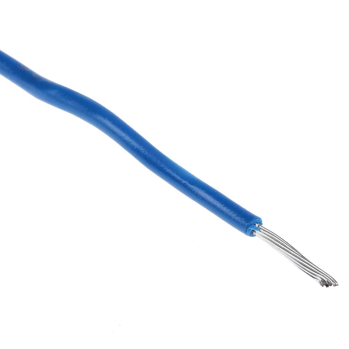 Produktfoto 1 von Alpha Wire Einzeladerleitung 0.81 mm², 18 AWG 305m Blau PVC isoliert Ø 2.01mm 16/0,25 mm Litzen UL1007