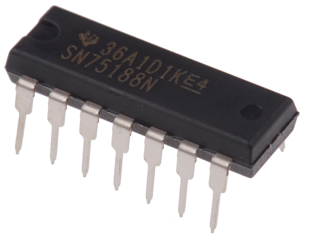 Produktfoto 1 von Texas Instruments Leitungsübertrager 14-Pin PDIP