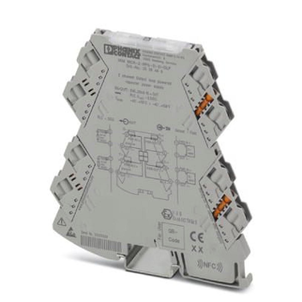 Produktfoto 1 von Phoenix Contact MINI MCR Signalwandler, Repeater-Netzteil 6 → 30V dc, Strom 0 → 20mA EIN / Strom 0