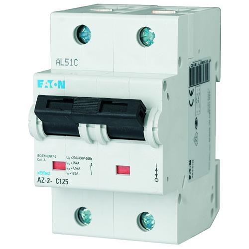 Produktfoto 1 von Eaton Moeller MCB Leitungsschutzschalter Typ B, Pol 2 50A 400V, Abschaltvermögen 25 kA AZ