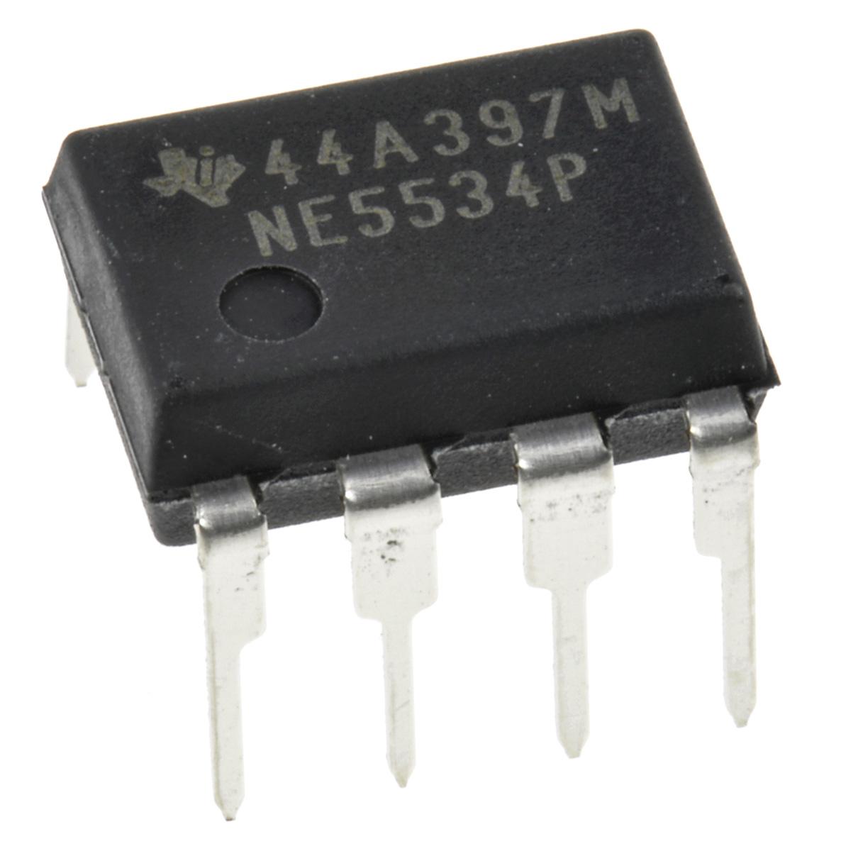 Produktfoto 1 von Texas Instruments Operationsverstärker THT PDIP, biplor typ. ±12 V, ±9 V, 8-Pin